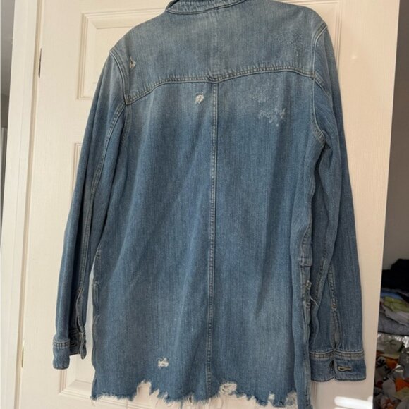 Free People Blue Denim Jacket - Picture 3 of 3